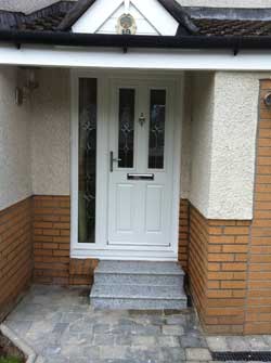 New granite doorsteps from Step by Step Granite Glasgow