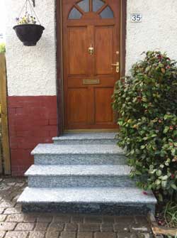 ew granite doorsteps from Step by Step Granite Glasgow
