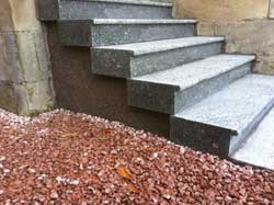 New granite doorsteps from Step by Step Granite Glasgow